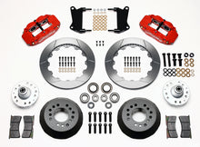 Load image into Gallery viewer, 1960 - 1982 Buick, Chevrolet, Ford, GMC, Mercury, Oldsmobile, Pontiac Forged Narrow Superlite 6R Big Brake Front Brake Kit (Hub) - 140-9803