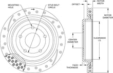 Load image into Gallery viewer, SRP Drilled Performance Rotor & Hat - 160-14040
