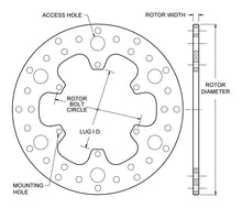 Load image into Gallery viewer, Drilled Steel Rotor - 160-3455