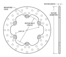 Load image into Gallery viewer, Drilled Steel Rotor - 160-3306