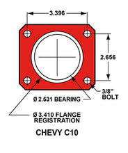 Load image into Gallery viewer, 1963 - 1987 Chevrolet, GMC Forged Dynapro Low-Profile Rear Parking Brake Kit (6 x 5.50 Rotor) - 140-16711