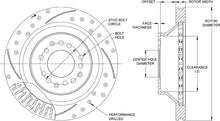 Load image into Gallery viewer, SRP Drilled Performance Rotor & Hat - 160-12189