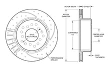 Load image into Gallery viewer, SRP Drilled Performance Rotor & Hat - 160-11375