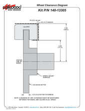 Load image into Gallery viewer, 1976 - 1977 Ford Forged Narrow Superlite 6R Big Brake Front Brake Kit (Hat) - 140-13305