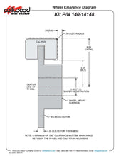Load image into Gallery viewer, Dynapro SA Lug Drive Dynamic Rear Drag Brake Kit - 140-14148