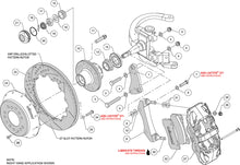 Load image into Gallery viewer, 1957 - 1967 Ford AERO6 Big Brake Front Brake Kit - 140-14839