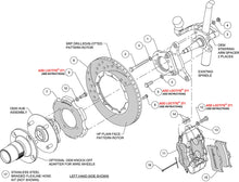 Load image into Gallery viewer, 1965 - 1976 Triumph Forged Dynalite Big Brake Front Brake Kit (Hat) - 140-15912