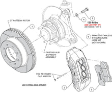 Load image into Gallery viewer, 2005 - 2010 Ford TX6-DM Big Brake Truck Front Brake Kit - 140-17610