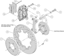 Load image into Gallery viewer, 2001 - 2010 Chrysler, Dodge Forged Dynalite Big Brake Front Brake Kit (Hat) - 140-6376