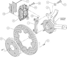 Load image into Gallery viewer, 2002 - 2011 Acura, Honda Forged Dynalite Big Brake Front Brake Kit (Hat) - 140-7014