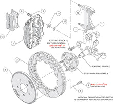Load image into Gallery viewer, 1994 - 2004 Ford Forged Narrow Superlite 6R Big Brake Front Brake Kit (Hat) - 140-9117