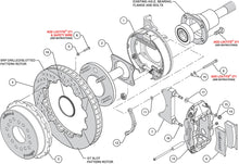Load image into Gallery viewer, 1964 - 1974 Buick, Chevrolet, Oldsmobile, Pontiac Forged Narrow Superlite 4R Big Brake Rear Parking Brake Kit - 140-9224