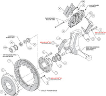 Load image into Gallery viewer, 1970 - 1978 Buick, Cadillac, Chevrolet, GMC, Oldsmobile, Pontiac Forged Narrow Superlite 6R Big Brake Front Brake Kit (Hub) - 140-10485