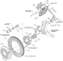 Load image into Gallery viewer, 1970 - 1978 Buick, Cadillac, Chevrolet, GMC, Oldsmobile, Pontiac Forged Narrow Superlite 6R Big Brake Front Brake Kit (Hub) - 140-10486