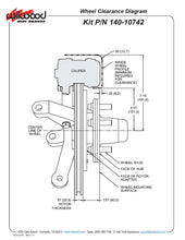 Load image into Gallery viewer, 1974 - 1980 Ford, Mercury Forged Dynapro 6 Big Brake Front Brake Kit (Hub) - 140-10742