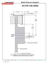 Load image into Gallery viewer, 1964 - 1974 Buick, Chevrolet, Oldsmobile, Pontiac Forged Narrow Superlite 4R Big Brake Rear Parking Brake Kit - 140-10909