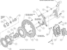 Load image into Gallery viewer, 1959 - 1964 Chevrolet Forged Dynalite Pro Series Front Brake Kit - 140-11011