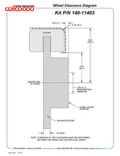 Load image into Gallery viewer, Forged Dynapro Low-Profile Rear Parking Brake Kit - 140-11403