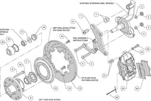 Load image into Gallery viewer, 1965 - 1968 Chevrolet Forged Dynalite Big Brake Front Brake Kit (Hub) - 140-12022