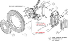Load image into Gallery viewer, 2005 - 2014 Ford Forged Superlite 4R Big Brake Front Brake Kit (Race) - 140-12508