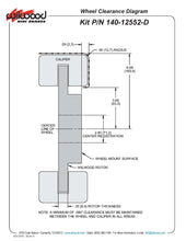 Load image into Gallery viewer, Dynapro Dual SA Lug Drive Dynamic Rear Drag Brake Kit - 140-12552