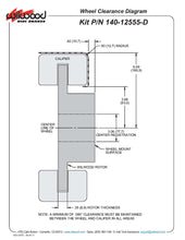 Load image into Gallery viewer, Dynapro Dual SA Lug Drive Dynamic Rear Drag Brake Kit - 140-12555