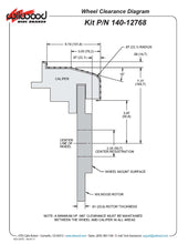 Load image into Gallery viewer, 2012 - 2015 Fiat Combination Parking Brake Caliper Rear Brake Kit - 140-12768