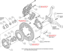 Load image into Gallery viewer, 1970 - 1974 Ford, Mercury Forged Dynapro 6 Big Brake Front Brake Kit (Hub) - 140-12945