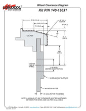 Load image into Gallery viewer, 2013 - 2018 Ford Combination Parking Brake Caliper Rear Brake Kit - 140-13031