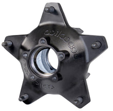 Load image into Gallery viewer, A black wide 5 aluminum rear hub on a white background