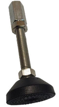 Load image into Gallery viewer, Image of Adjustable Leveling Pads with a metal base and a threaded rod on top.