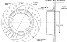 Load image into Gallery viewer, SRP Drilled Performance Rotor &amp; Hat - 160-12890
