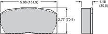Load image into Gallery viewer, Wilwood Racing Pads - 15H-8107K
