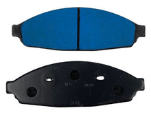 Load image into Gallery viewer, 2 Crown Vic brake pads with 1 of them blue in color
