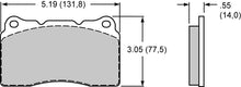 Load image into Gallery viewer, 2003 - 2017 Buick, Mitsubishi, Subaru Wilwood Racing Pads - 150-10-D1001K
