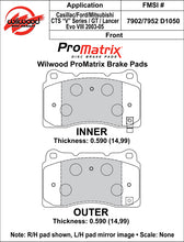Load image into Gallery viewer, 2004 - 2016 Buick, Cadillac, Chevrolet, Ford, Pontiac Original Equipment Pads - 150-10-D1050K
