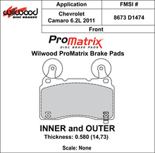 Load image into Gallery viewer, 2015 - 2015 Chevrolet Original Equipment Pads - 150-D1474K
