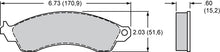 Load image into Gallery viewer, 1988 - 2004 Aston Martin, Chevrolet, Ford, Pontiac Original Equipment Pads - 150-D0412K
