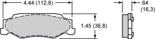 Load image into Gallery viewer, 1997 - 2013 Cadillac, Chevrolet Wilwood Racing Pads - 150-30-D0732K
