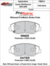 Load image into Gallery viewer, 2002 - 2021 Honda Original Equipment Pads - 150-D0914K

