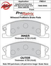 Load image into Gallery viewer, 1999 - 2004 Jeep Original Equipment Pads - 150-D0945K
