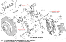 Load image into Gallery viewer, 1960 - 1963 Chevrolet, GMC Classic Series Forged Narrow Superlite 6R Front Brake Kit - 140-14526
