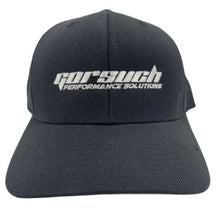 Load image into Gallery viewer, Black Gorsuch branded baseball hat on a white background
