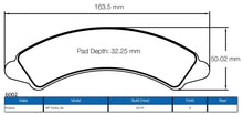 Load image into Gallery viewer, UTV brake pad shape and fitment details
