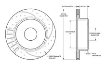 Load image into Gallery viewer, SRP Drilled Performance Rotor &amp; Hat - 160-11522

