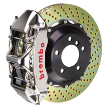 Load image into Gallery viewer, Brembo Front, 380x32 2-Piece Discs, Nickel Plated Calipers - GTXRX1MX-9013A
