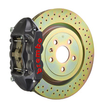 Load image into Gallery viewer, Brembo Front, 336x28 1-Piece Discs, Black Hard Anodized Calipers - GTXSX1P_-7002A

