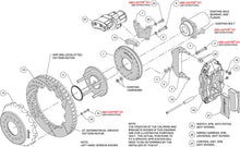 Load image into Gallery viewer, 1964 - 1974 Buick, Chevrolet, Oldsmobile, Pontiac Forged Narrow Superlite 4R Big Brake Rear Electronic Parking Brake Kit - 140-16165
