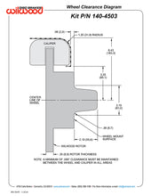 Load image into Gallery viewer, 1984 - 1993 Ford Forged Dynalite Front Drag Brake Kit - 140-4503
