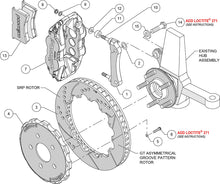Load image into Gallery viewer, 1962 - 2013 Buick, Cadillac, Chevrolet, GMC, Oldsmobile, Pontiac Forged Narrow Superlite 6R Big Brake Front Brake Kit (Hat) - 140-8922

